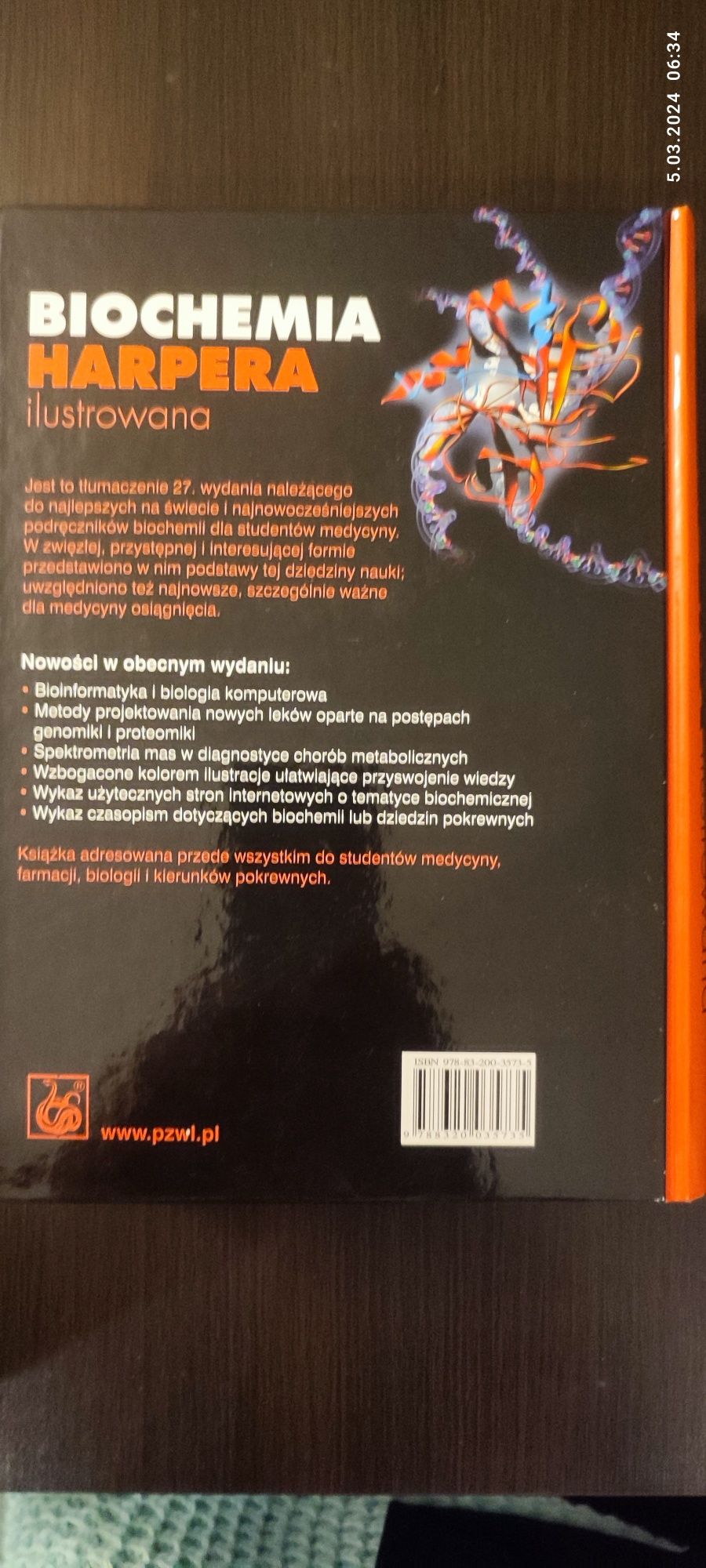 Biochemia Harpera PZWL ilustrowana