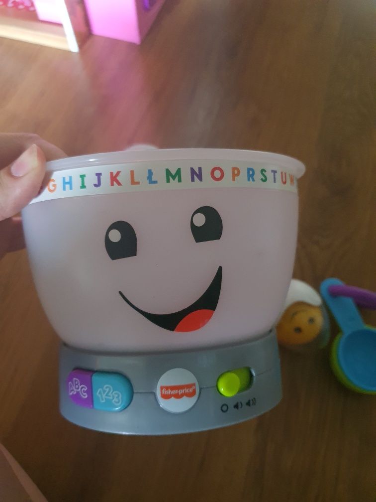 Garnek fisher price zabawka interaktywna