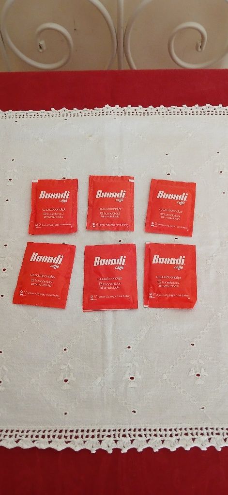 Pacotes de açúcar Buondi, série completa