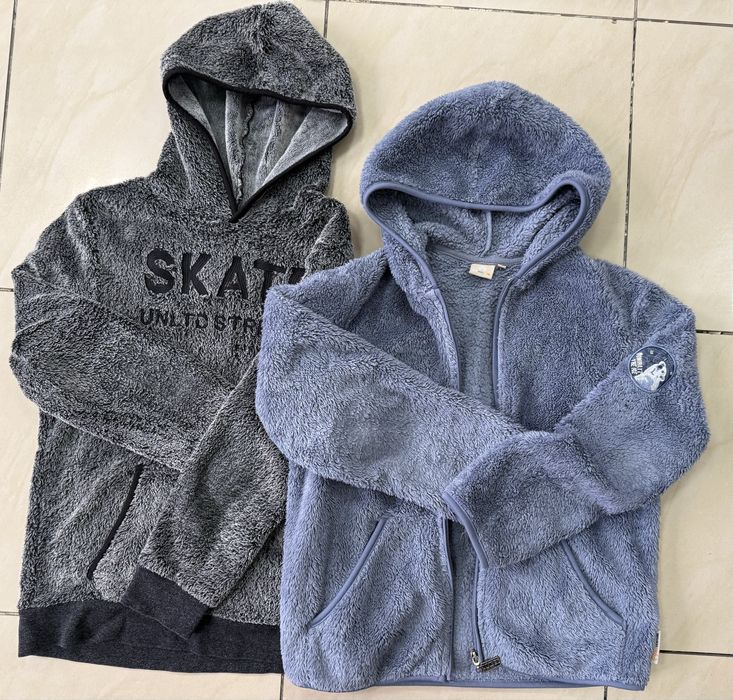 Две теплые флисовые кофты зимние флис для девочки Outventure 152 см.