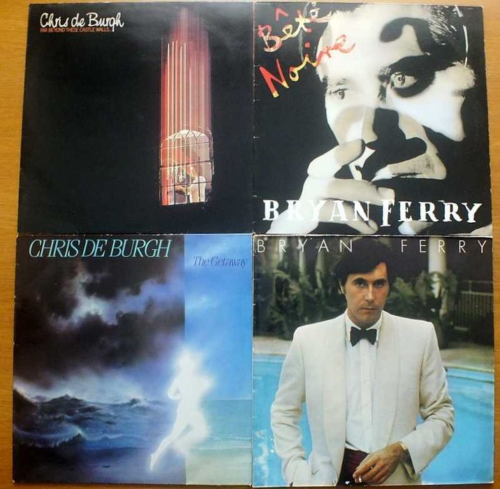 Płyty winylowe winyle BRYAN FERRY i CHRIS deBURGH 4LP za 100zł