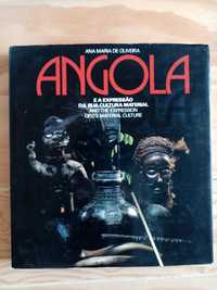 Livro Angola e a Expressão da sua cultura material - Raro - Bilingue
