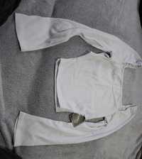 Bluzka crop biała 38 M bawełna