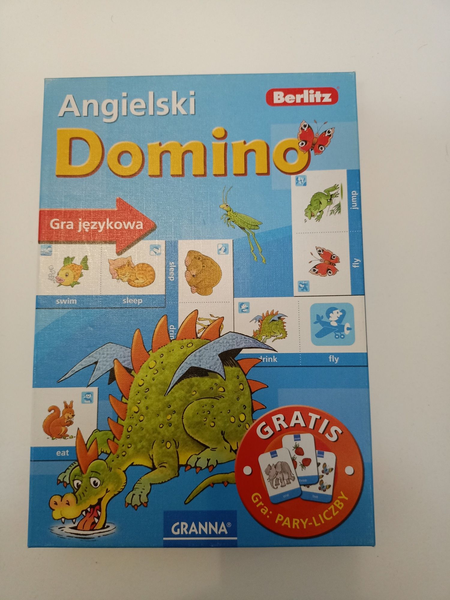 Gra językowa angielski domino