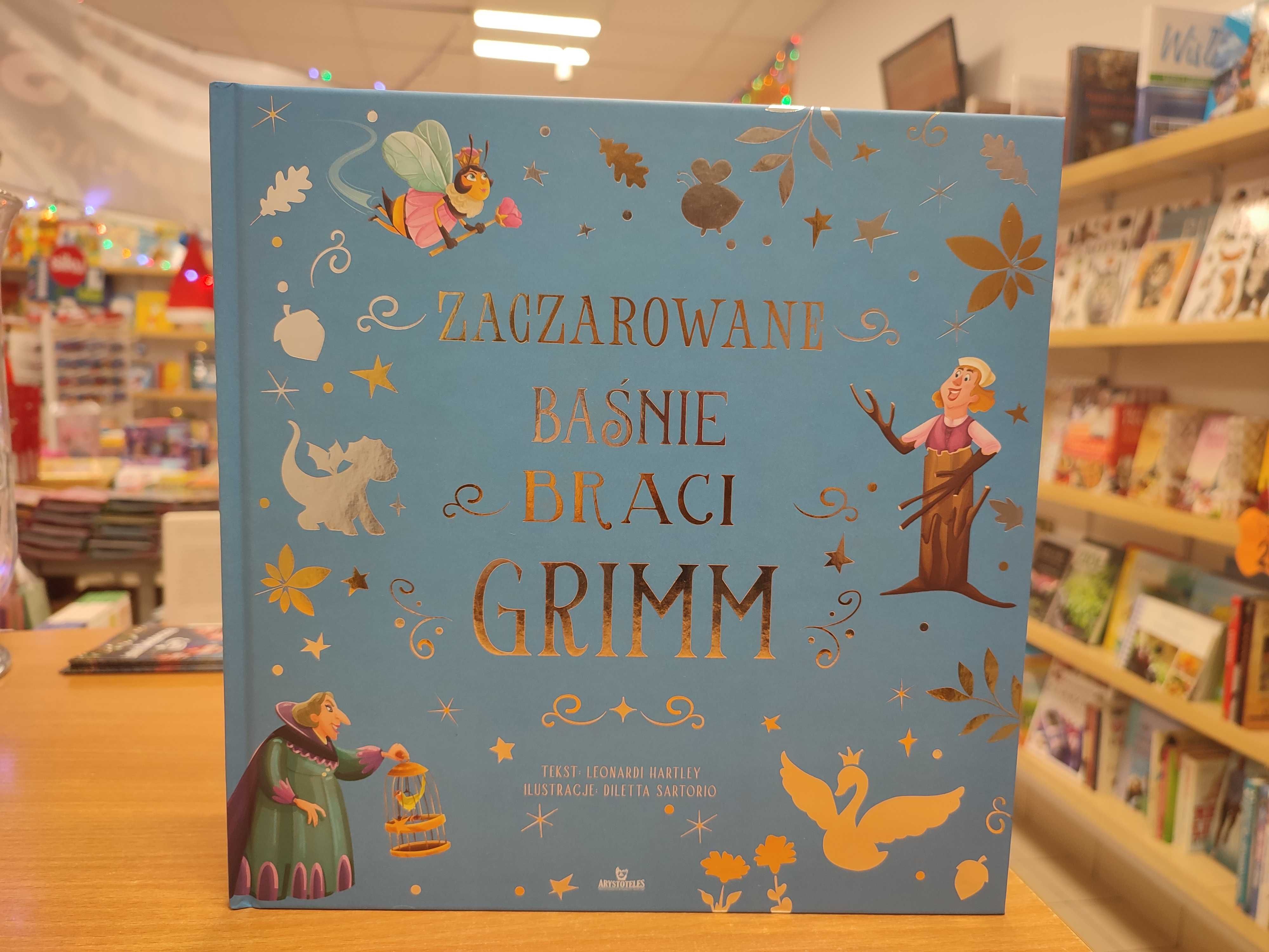 Książka dla dzieci, zaczarowane baśnie braci Grimm