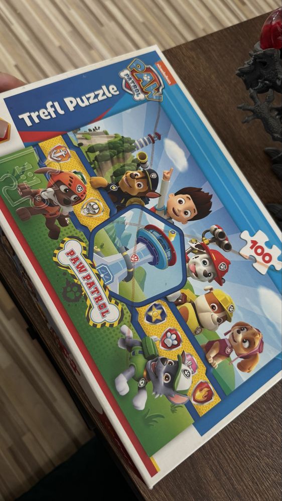 Puzzle psi patrol kompletne 5+ 100 gratis dinozaur