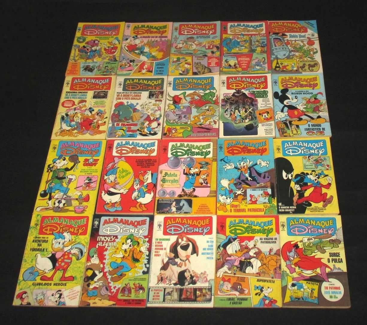 Livros BD Almanaque Disney Abril Br 1975 a 1987