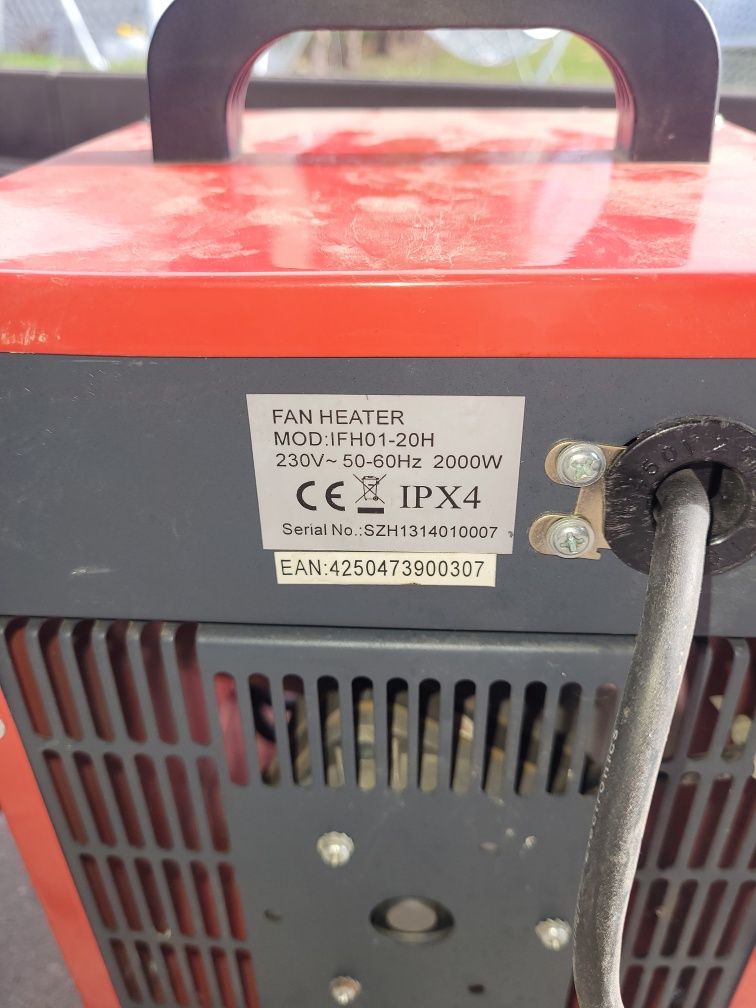 Nagrzewnica elektryczna 2000 W
