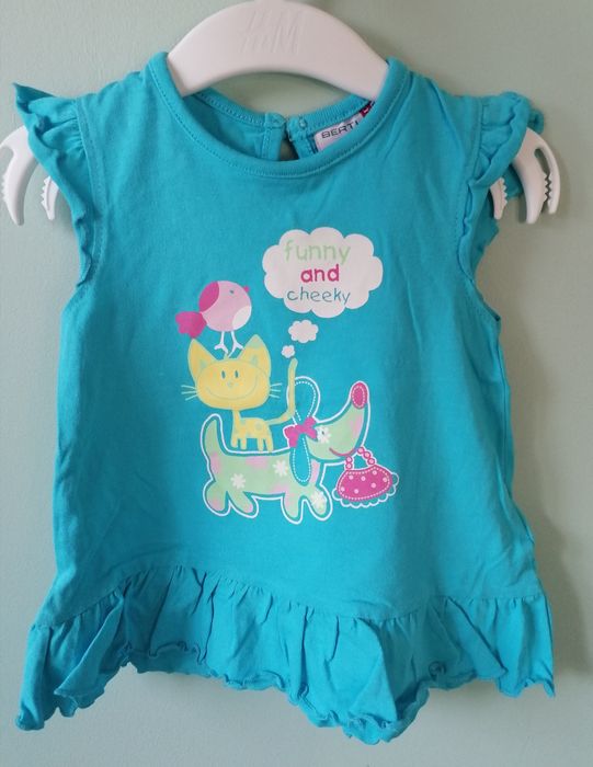 Bluzeczka niebieska roz. 68