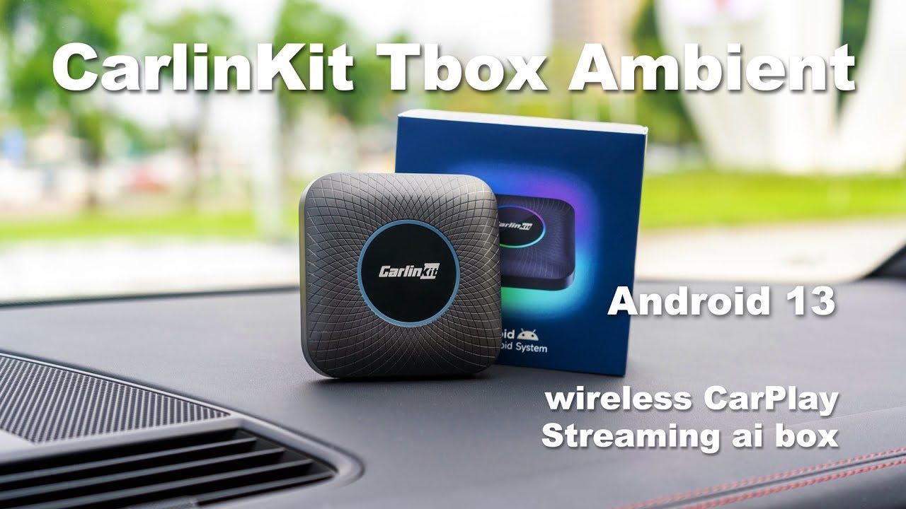 Carlinkit Box Plus Ambient 8/128 LTE – CarPlay/Android, оригінал