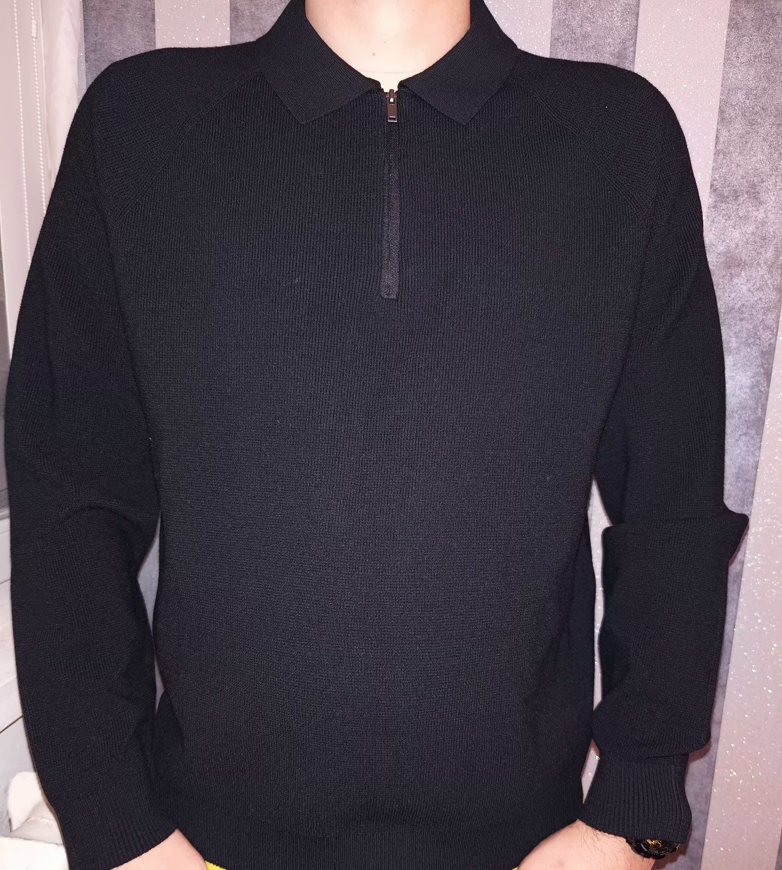 Sweter męski bluza na suwak zamek rozmiar XL Zara