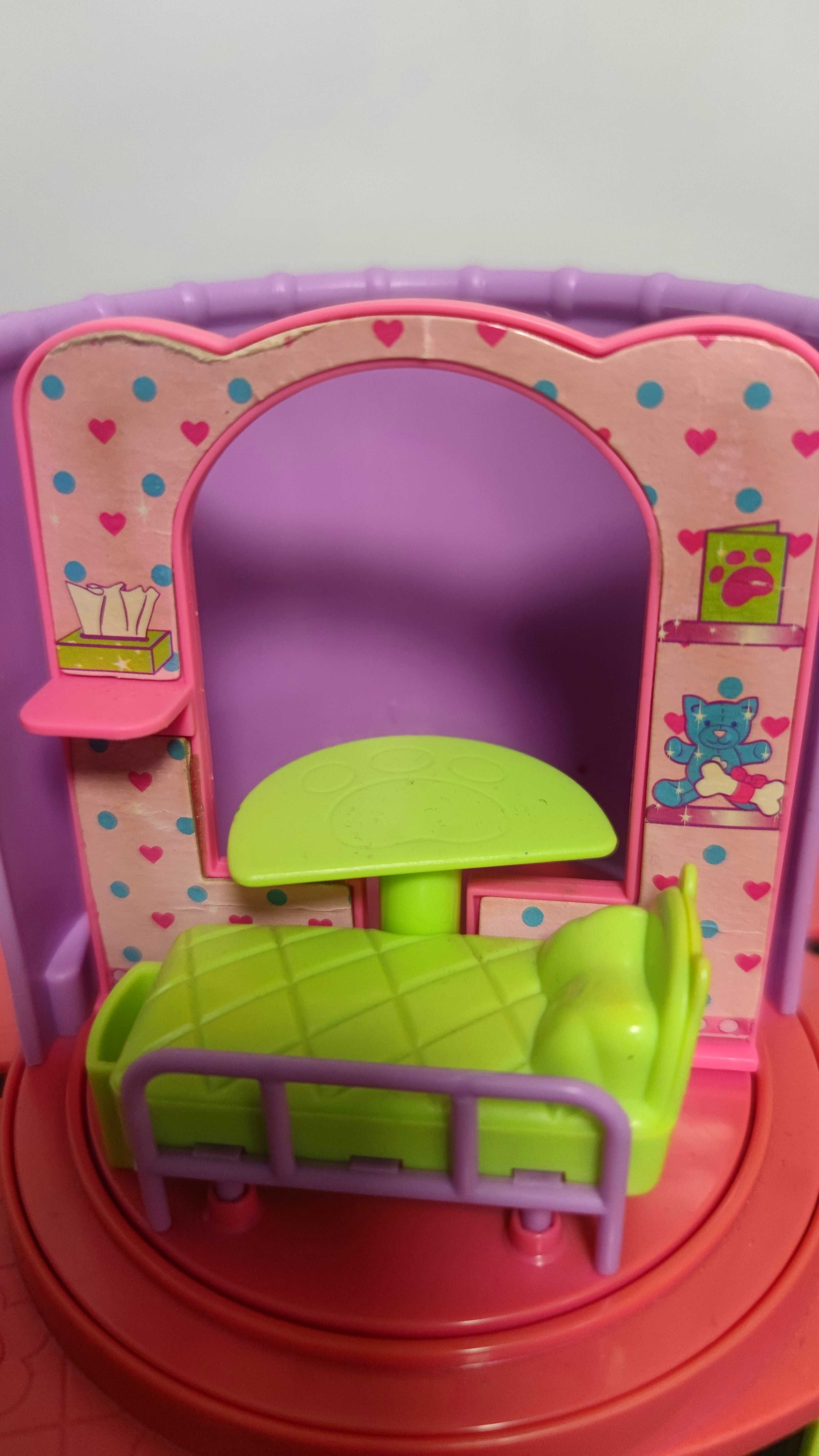 Polly Pocket klinika dla zwierząt szpital jak littlest pet shop domek