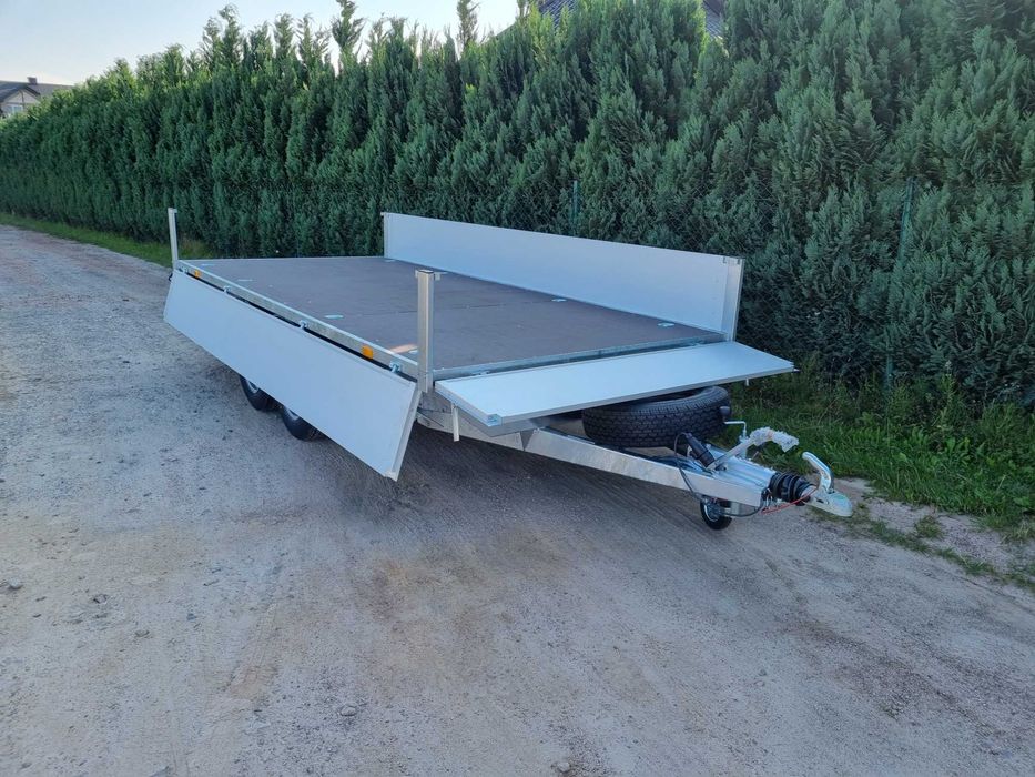 Przyczepa samochodowa SIDECAR 400x186 DMC 2000 kg - Producent