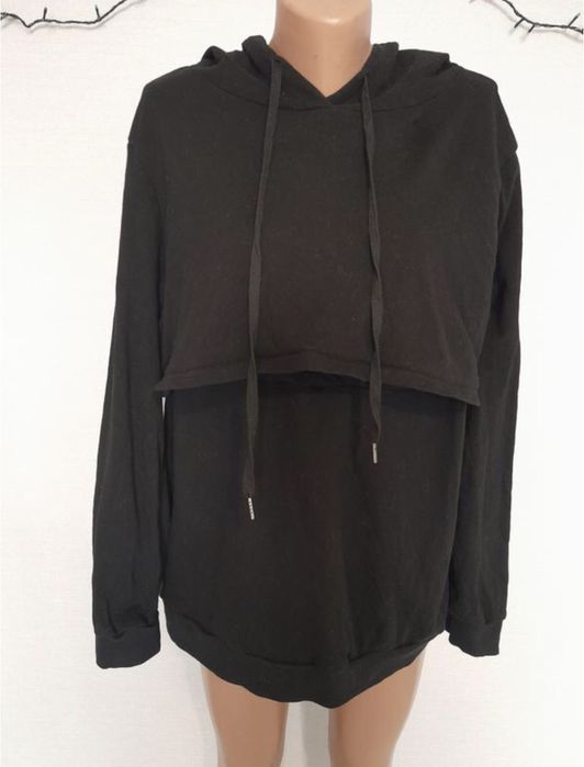 Чорне худі для годування