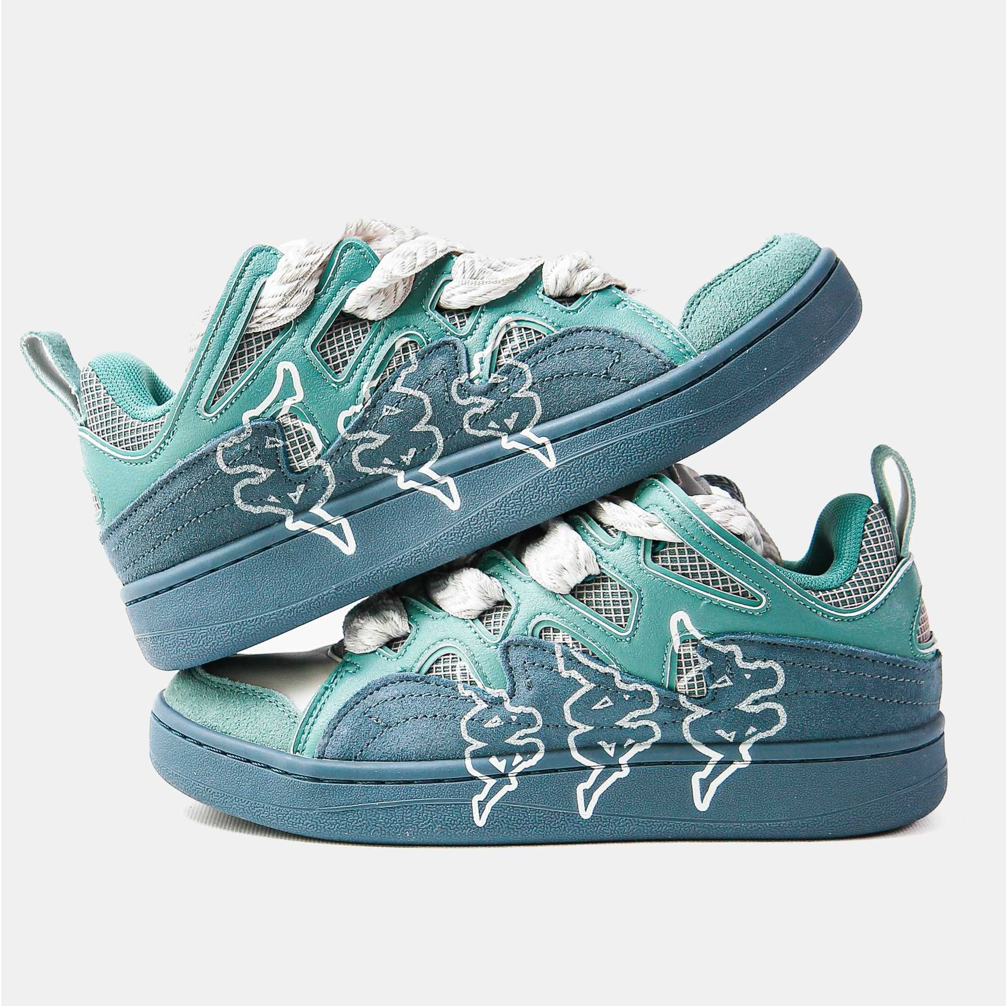 Кросівки Kappa Fatty Green Blue Original Box premium