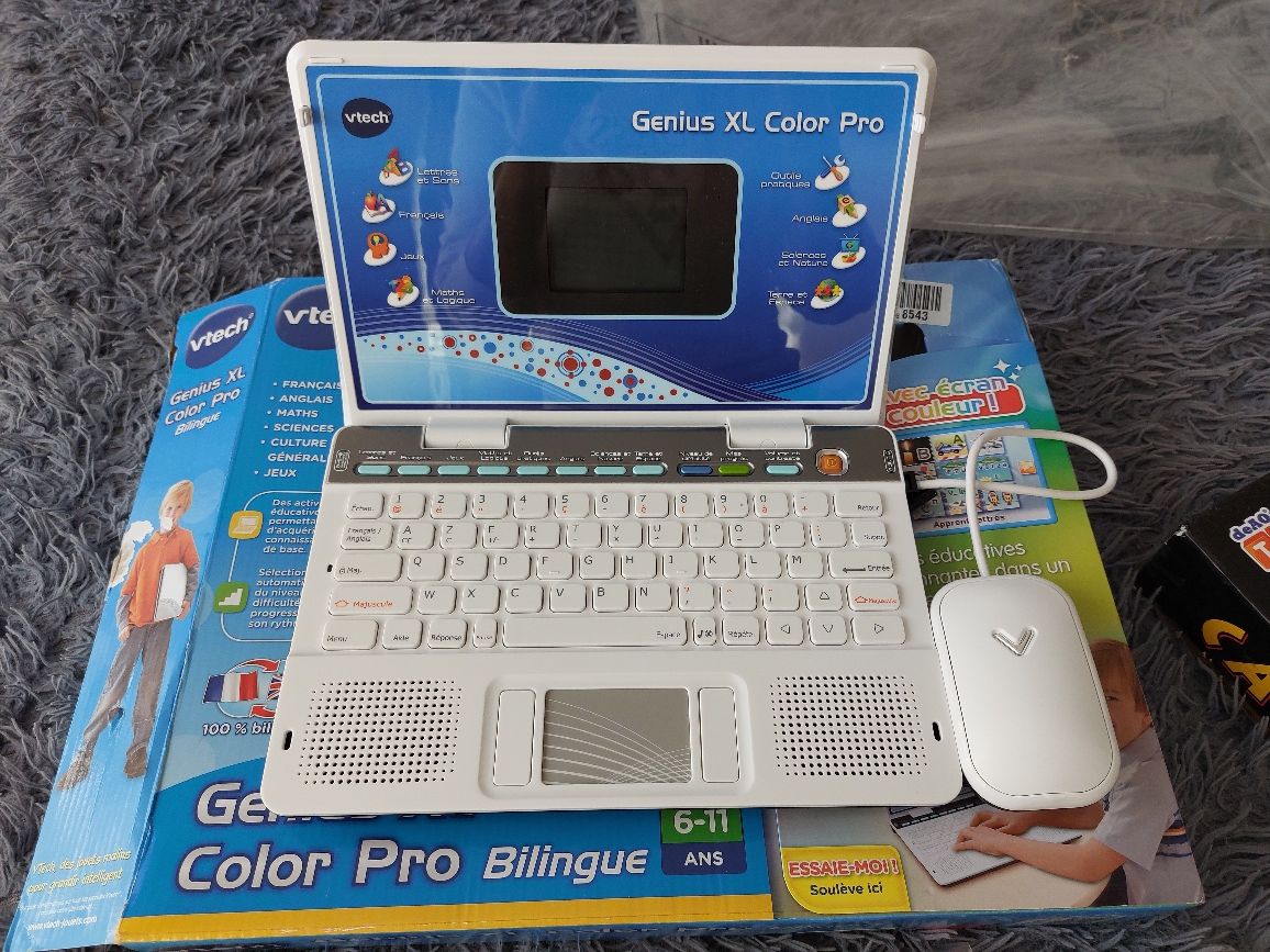 Laptop elektroniczny VTech Genius XL srebrny