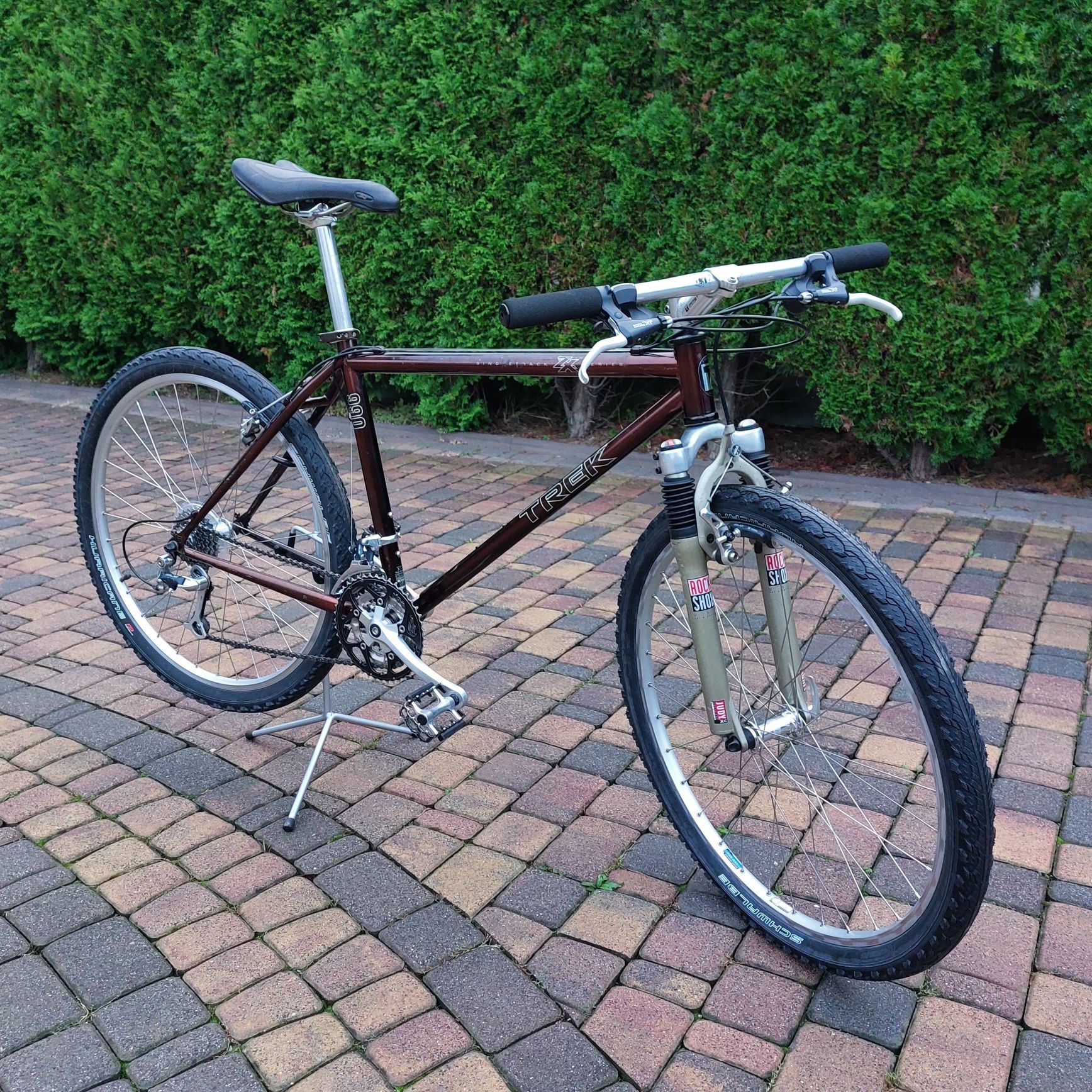 Unikat Rower Trek 990 Singletrack ZX Retro Bike Deore XT 737 3x8