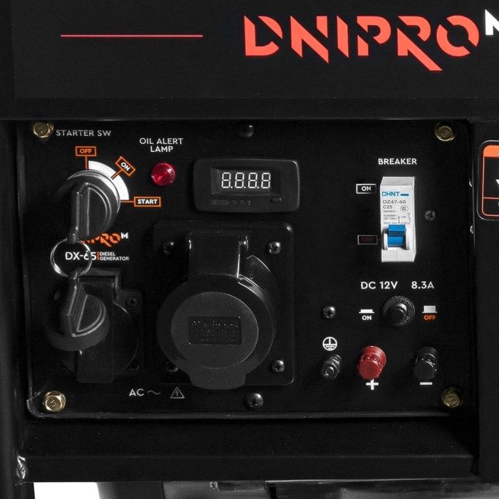 Генератор дизельний Dnipro-M DX-65 6,5кВТ