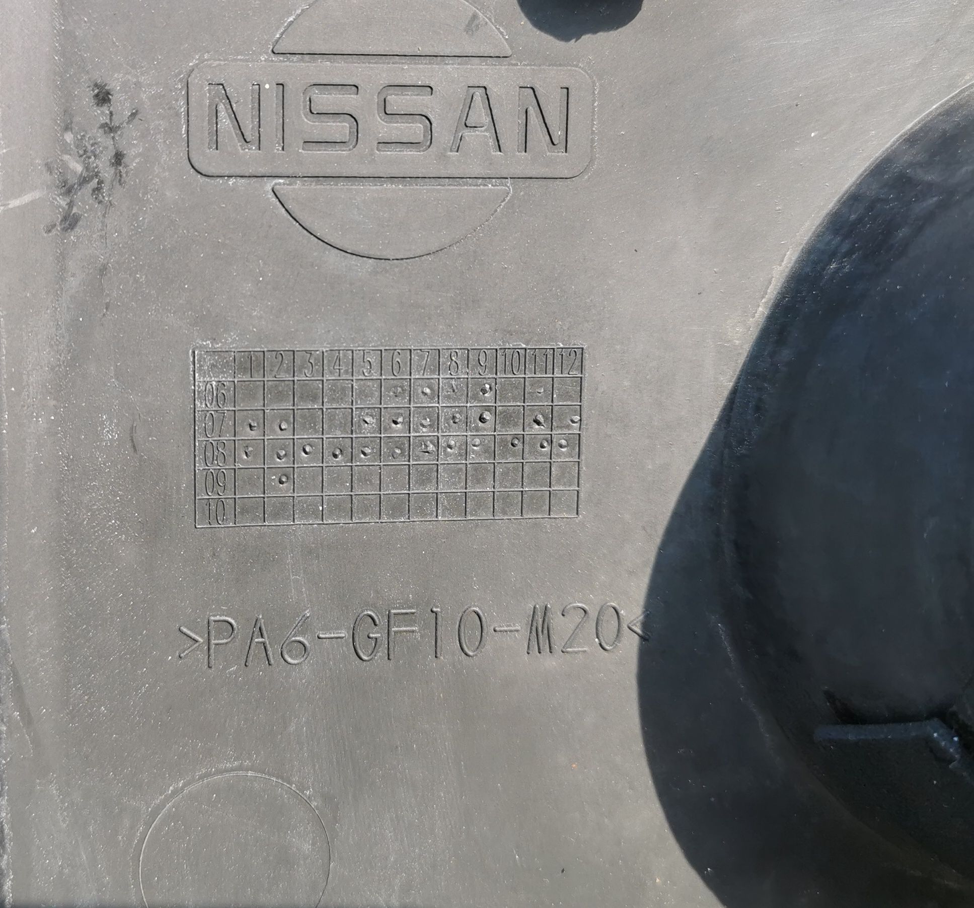 Protecção superior motor Qashqai