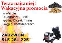 Ekogroszek 28Mj/kg Węgiel polskie kopalnie Pellet Ruda Maleniecka