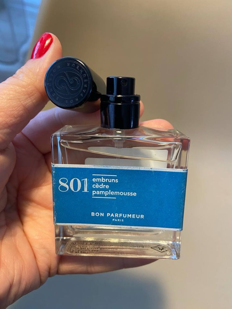 Нишевый парфюм мужской  Bon Parfumeur 801 sea spray, cedar, grapefruit