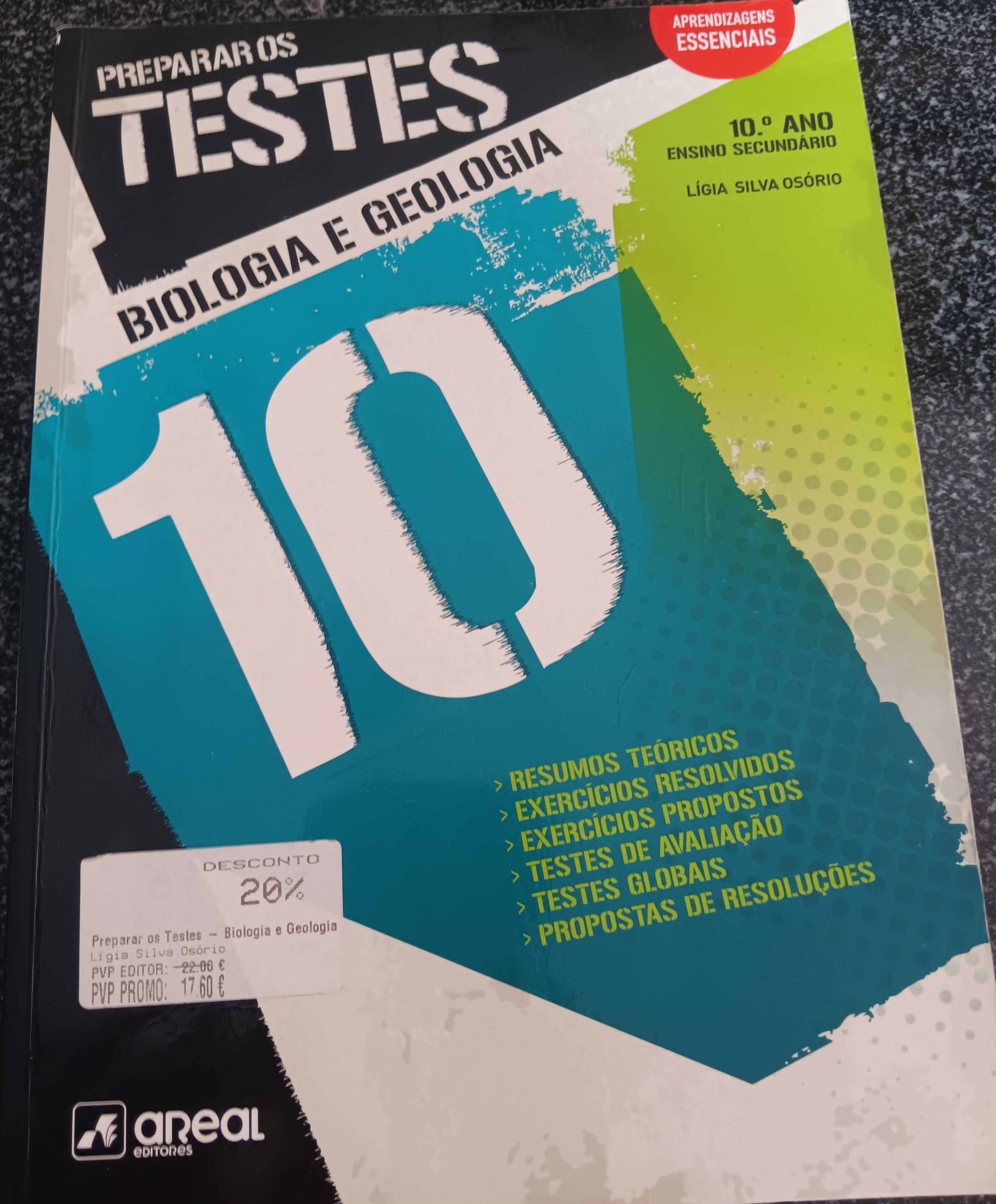 Livro de testes de biologia e geologia