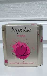 Impulse Unique-zestaw 3 mini dezodorantów
