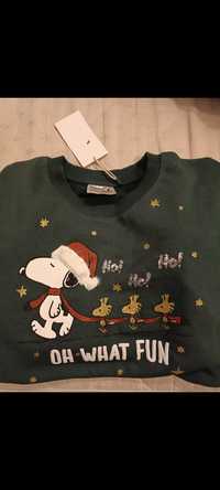 Bluza świąteczna Snoopy L