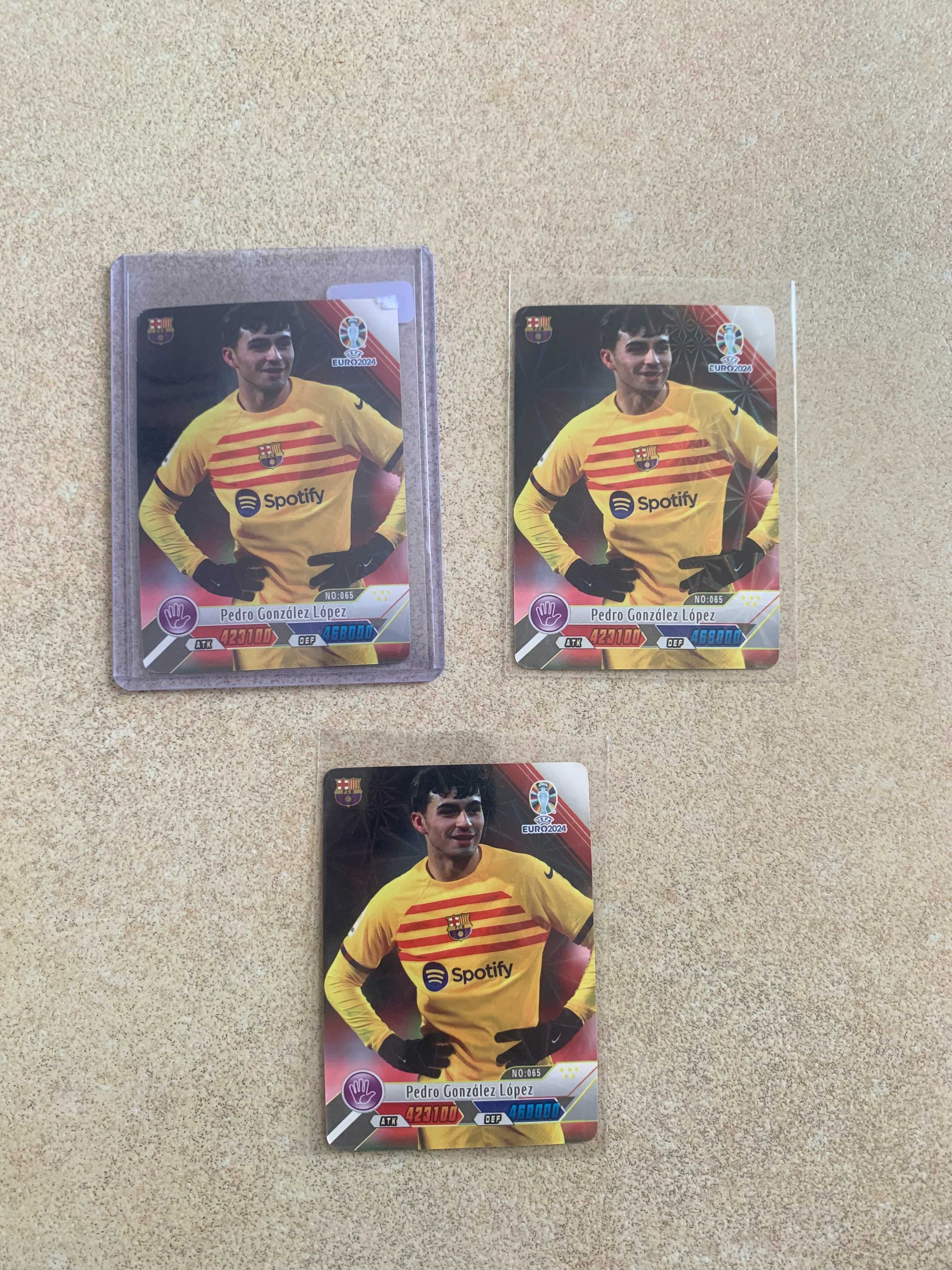 3x Cartas de Pedri - UEFA Euro 2024