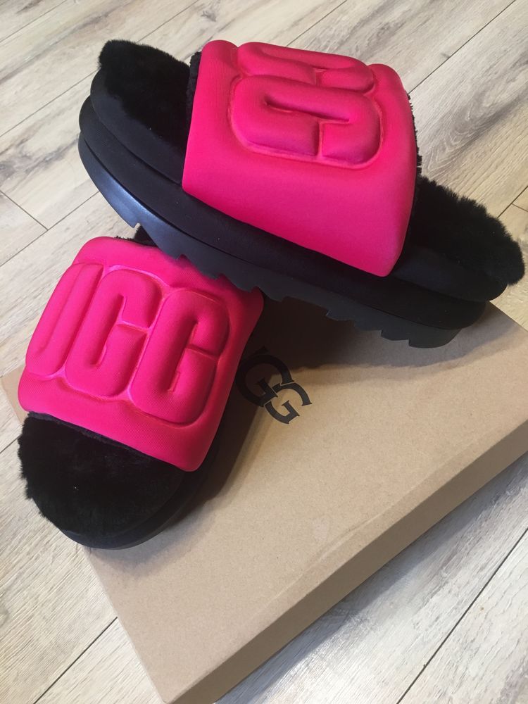 UGG Maxi Graph Slide шлёпанцы тапочки