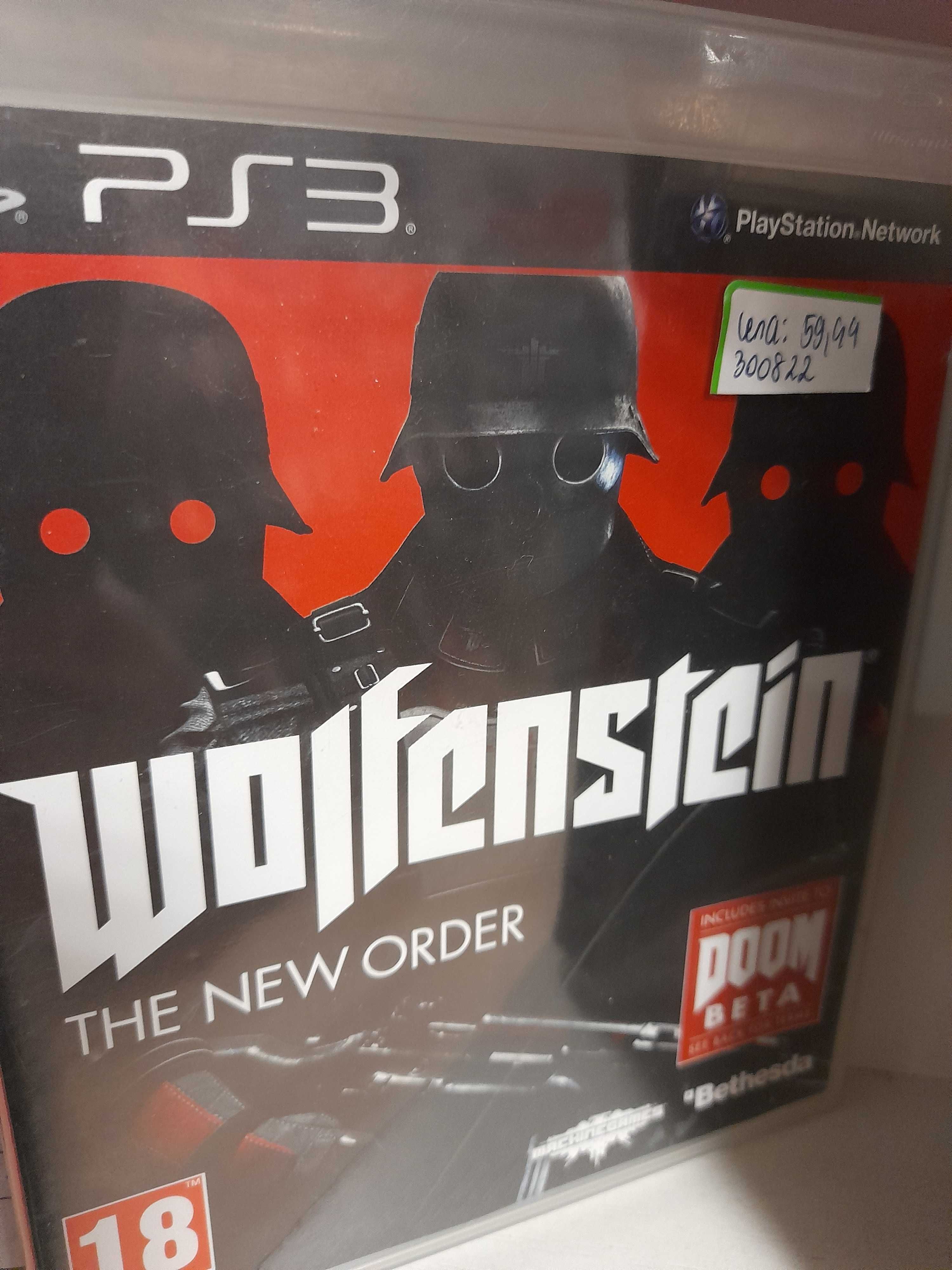 Wolfenstein the new order ps3, sklep Tychy