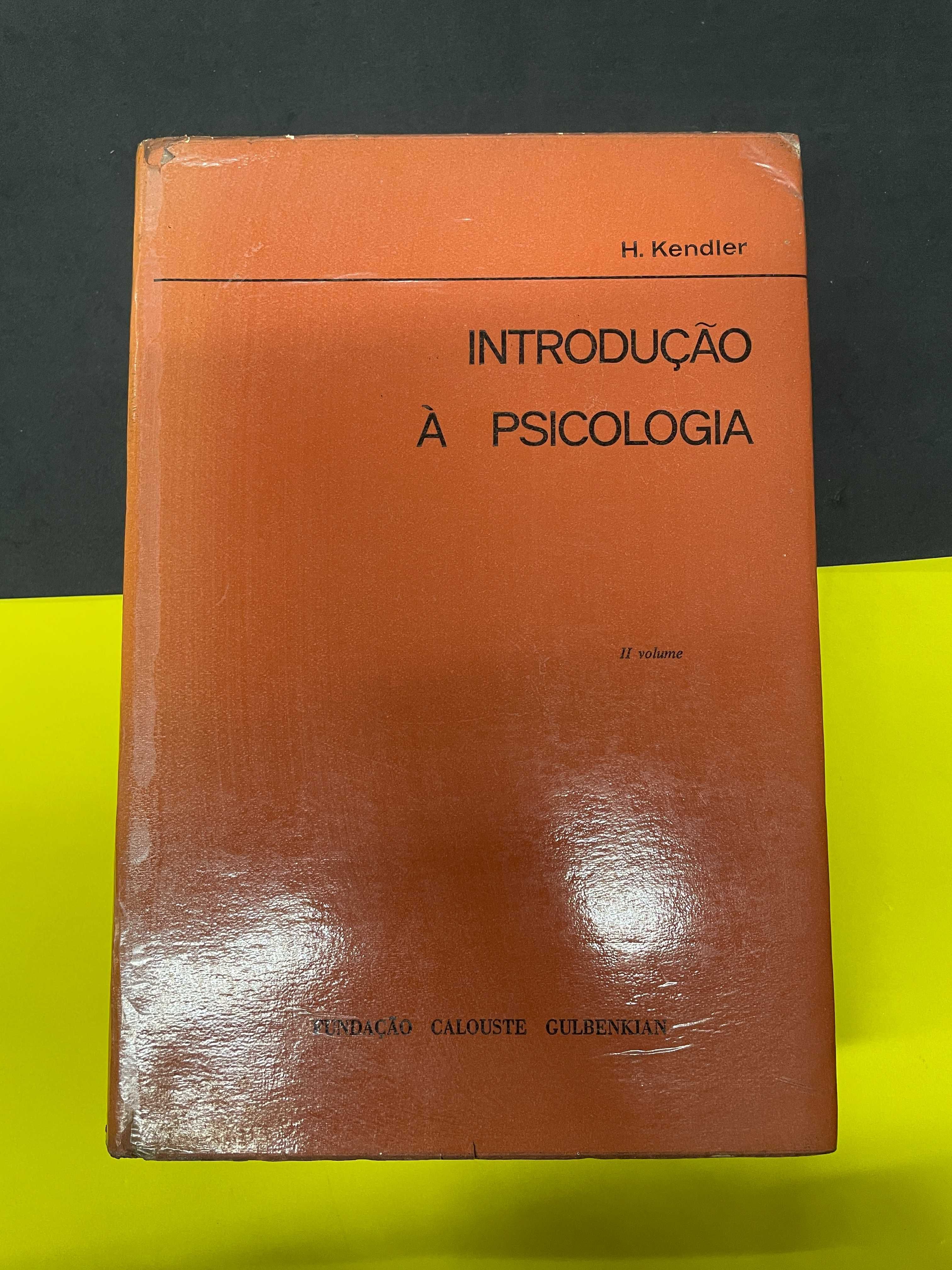 H. Kendler - Introdução à Psicologia