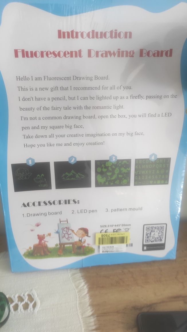 Tablica do rysowania światlem, idealny na prezent.
