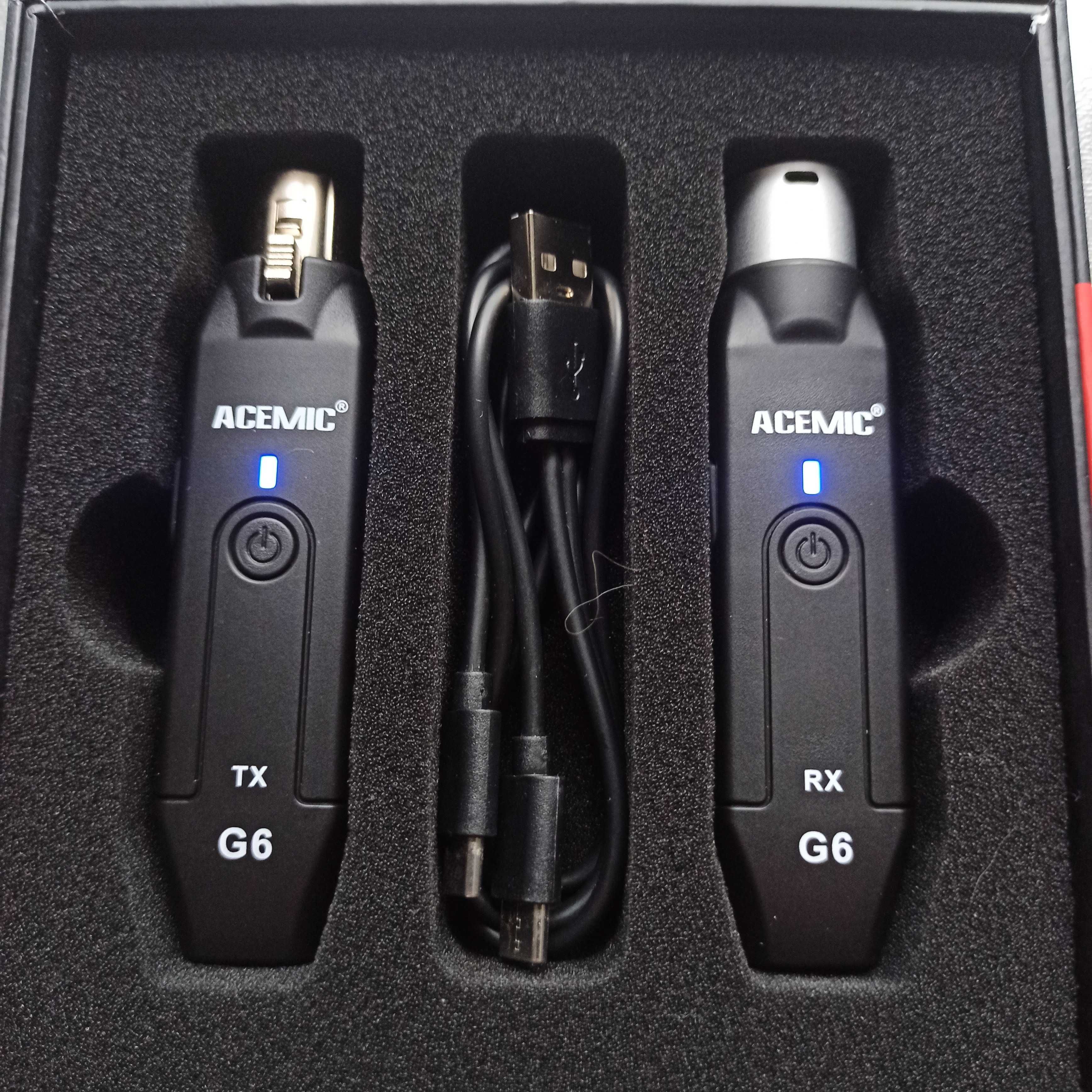 Передавач і приймач  Acemic G6    2,4 Ггц для динамічного мікрофон XLR