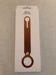 Apple airtag leather loop nowy brazowy