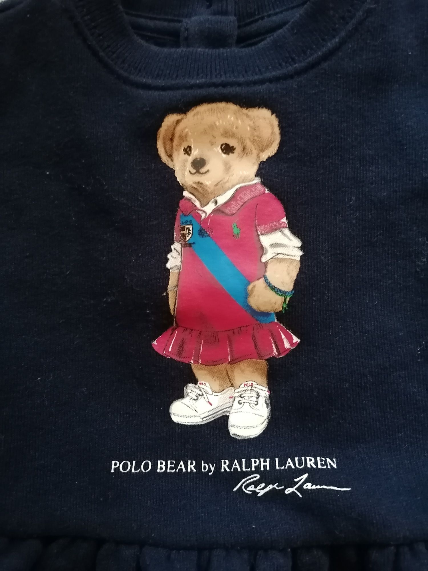 Ralf Lauren bluzka dziewczęca rozm. 68 polo bear
