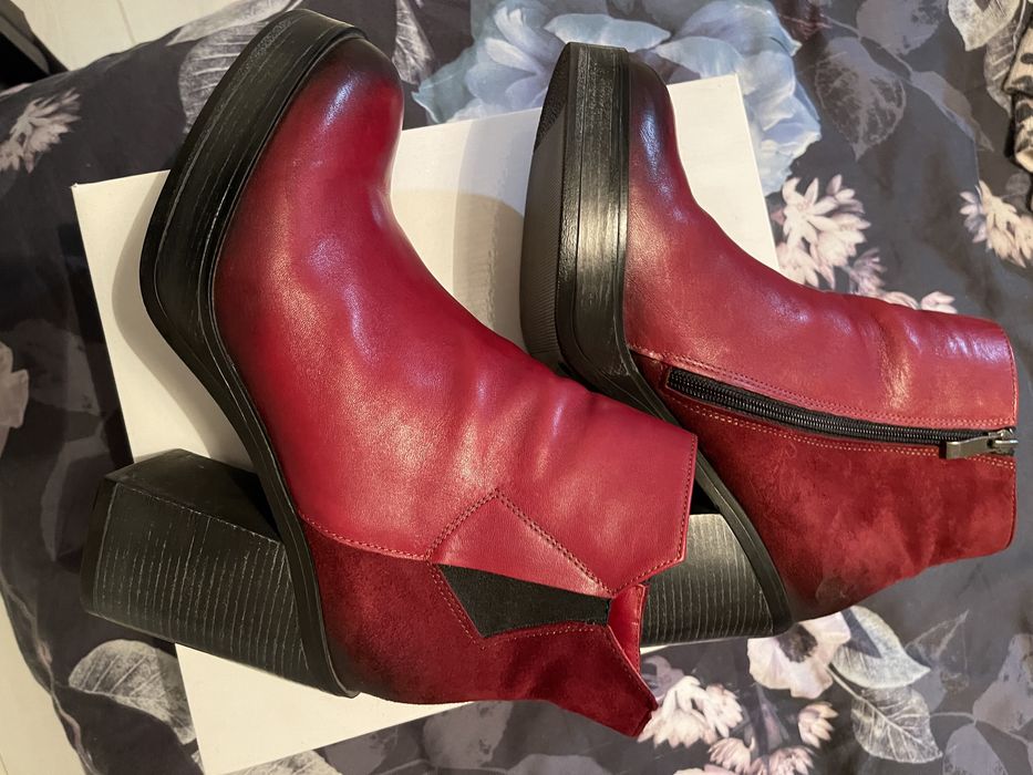 Ботики кожа натуральная, размер 40