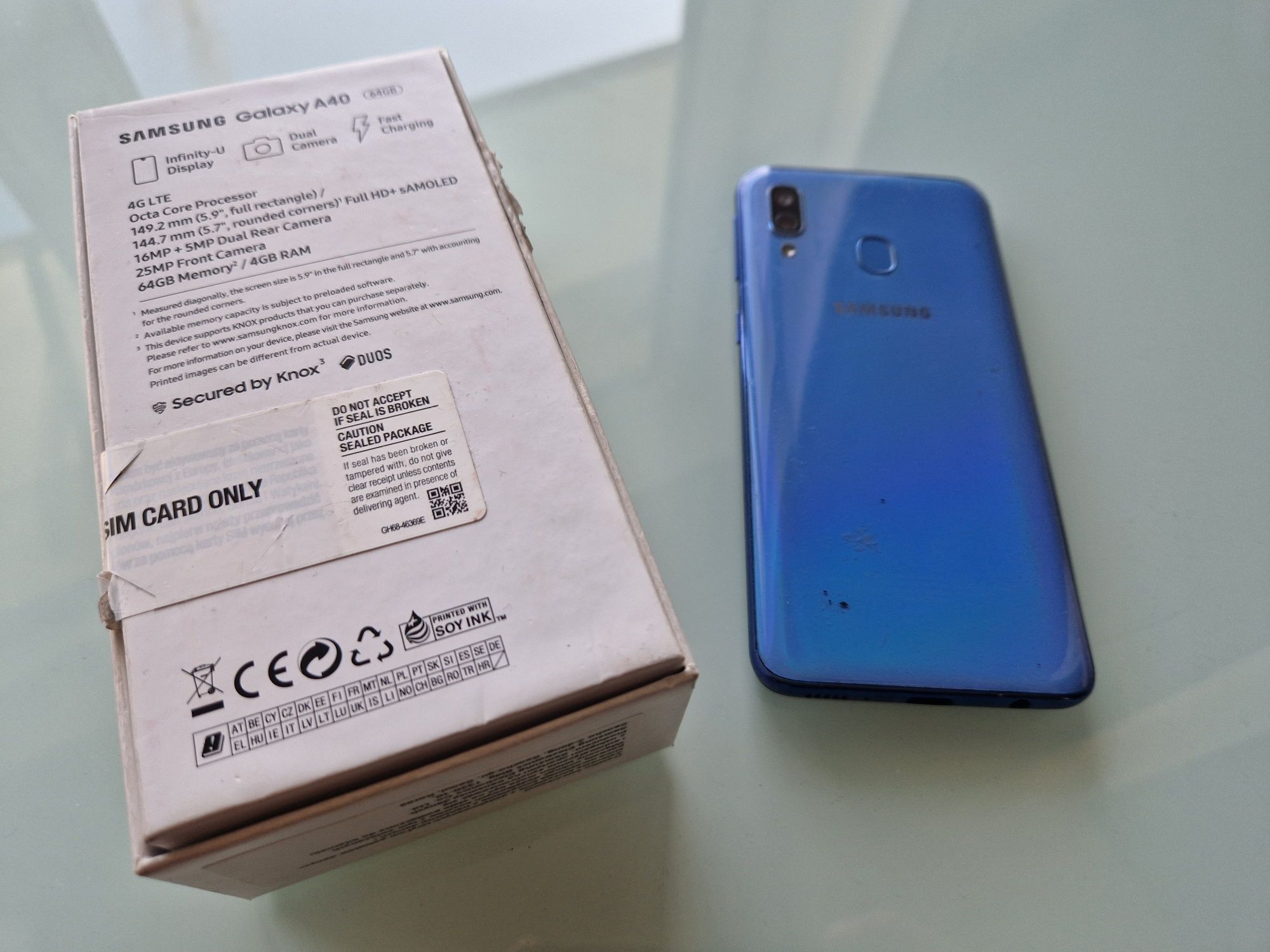 Samsung Galaxy A40 SM-A405FN/DS Nowa bateria Nowy wyświetlacz