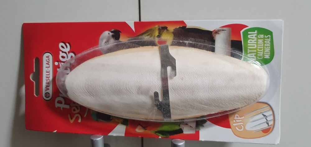 Sepia dla ptaków papug wapno ok 16cm