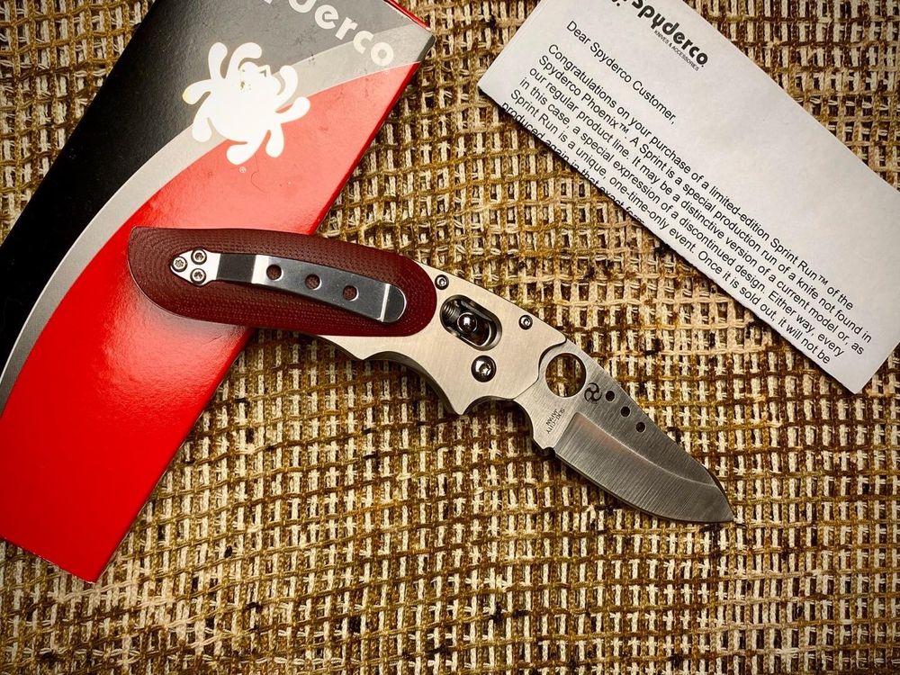 Нож Spyderco Viele Phoenix Titanium Sprint Run