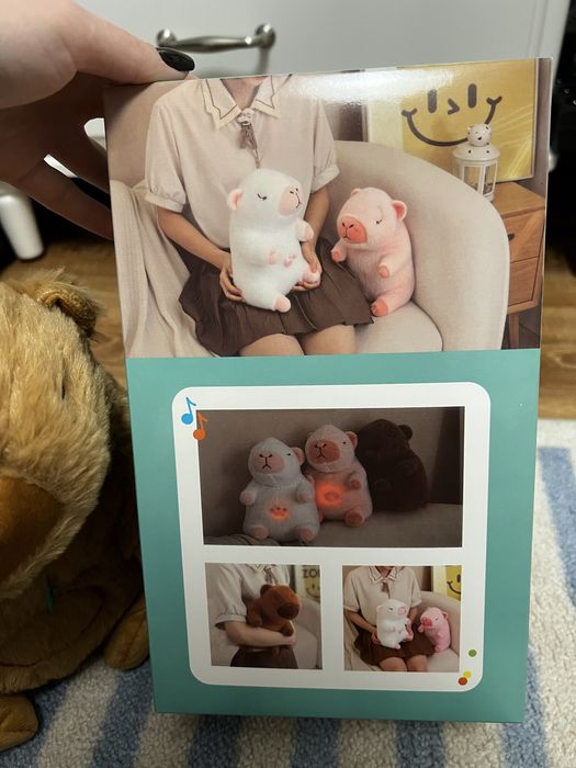 Kapibara szumiś miś nowy prezent maskotka do usypiania snu niemowlak