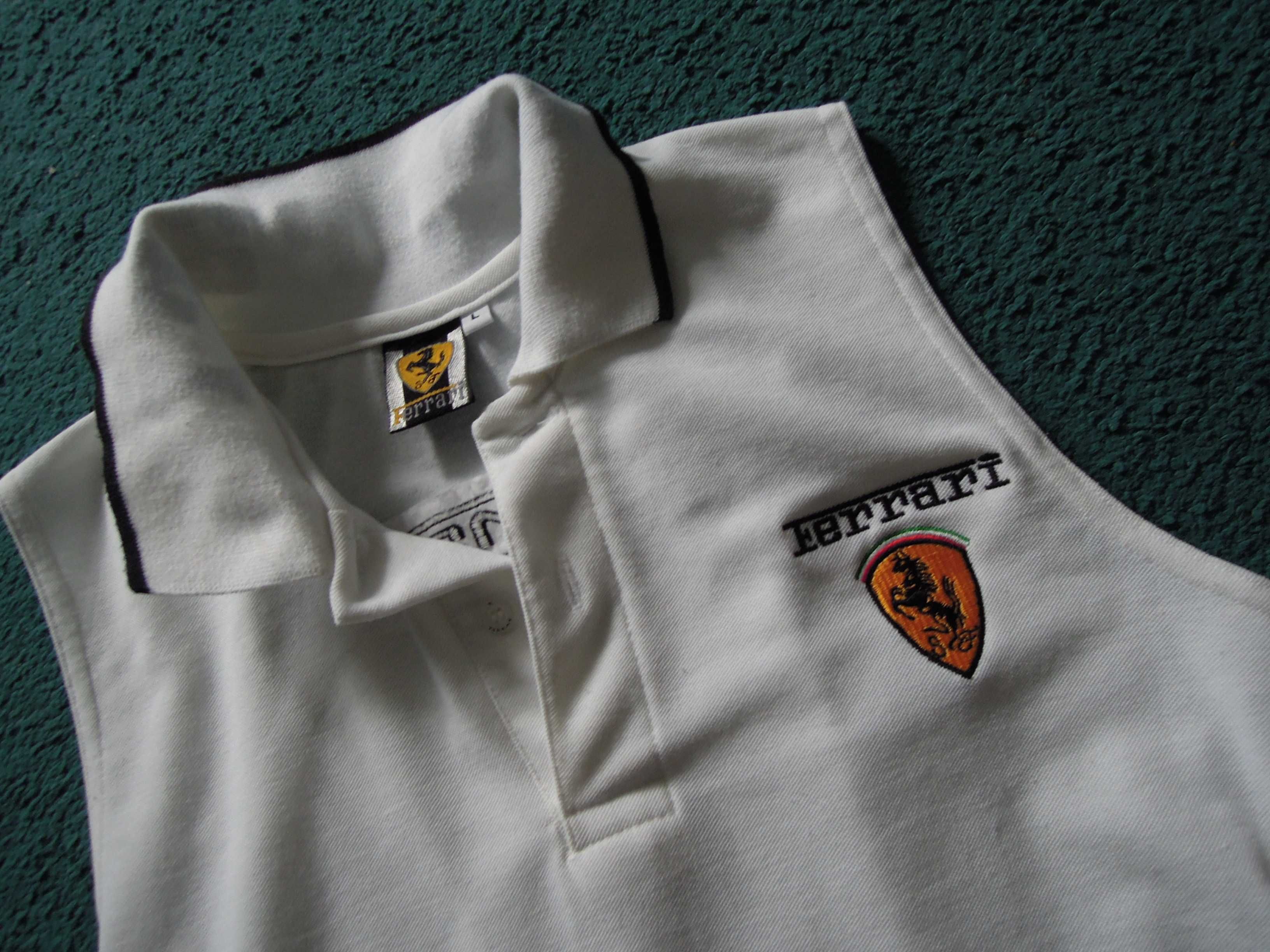 Ferrari-Damska Bluzka T-shirt- M- Lato