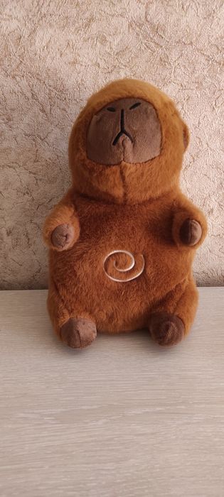 Интерактивная дышащая, музыкальная Капибара, капибара с маленьким