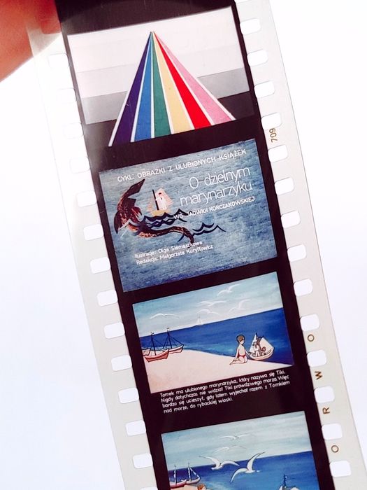 Bajka na rzutnik O DZIELNYM MARYNARZYKU bajki na kliszach retro prl