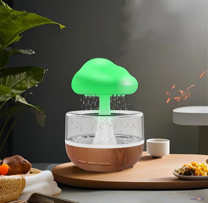 Увлажнитель воздуха, подсветкой, Rainy Mushroom, аромадифузор, ночник
