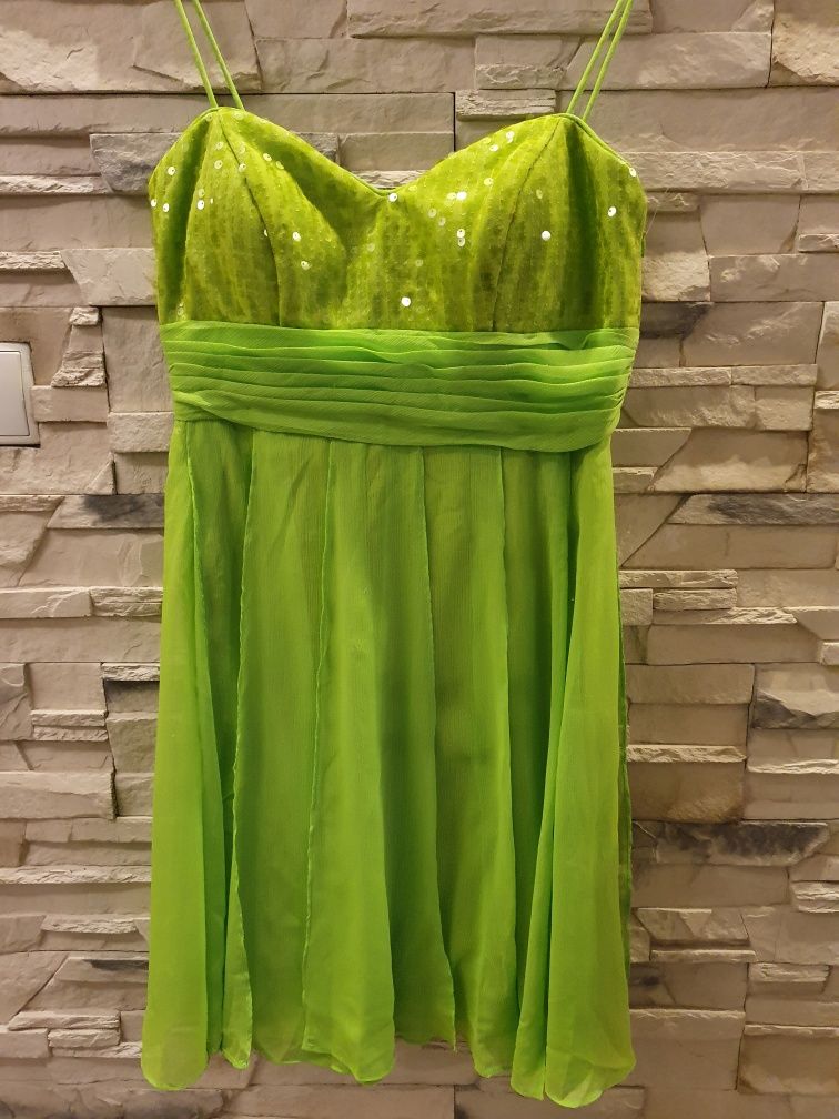 Sukienka cekiny zielona Ignite Evenings by Carol Lin