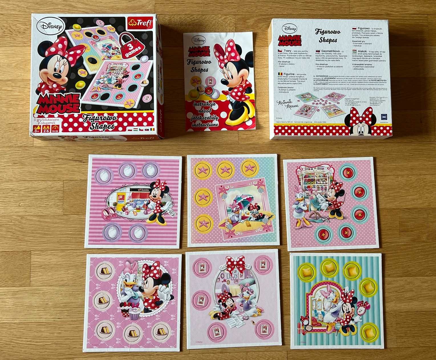 Trfl gra edukacyjna - figurowo Minnie Mouse wiek 3+