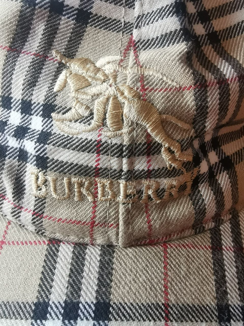 Burberry - czapka z daszkiem (krata)