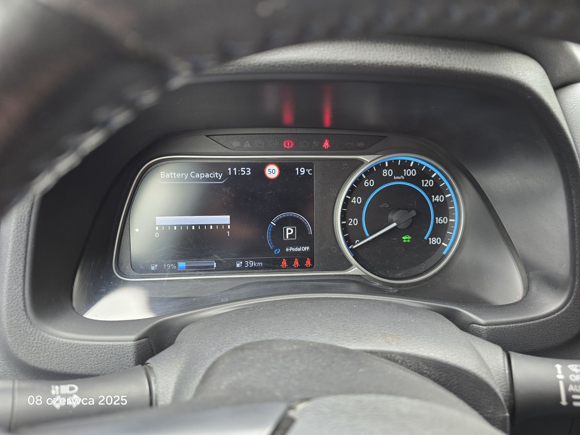 Nissan Leaf2 40kwh, Bliss, bordowy, 360st kamery, pompa, zarejestrowan
