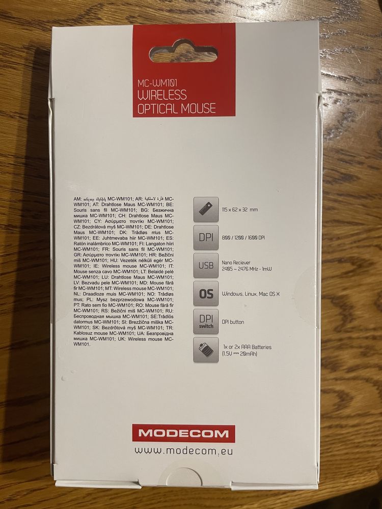 Mysz bezprzewodowa modecom
